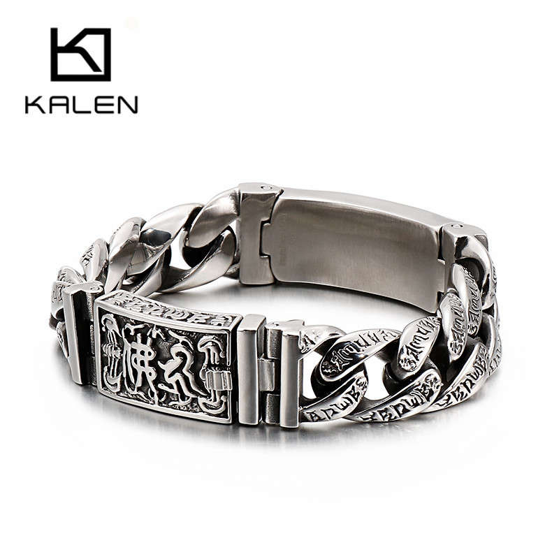 Men Accessories Bd - Kalen панк-цепочка с черепом, браслеты из