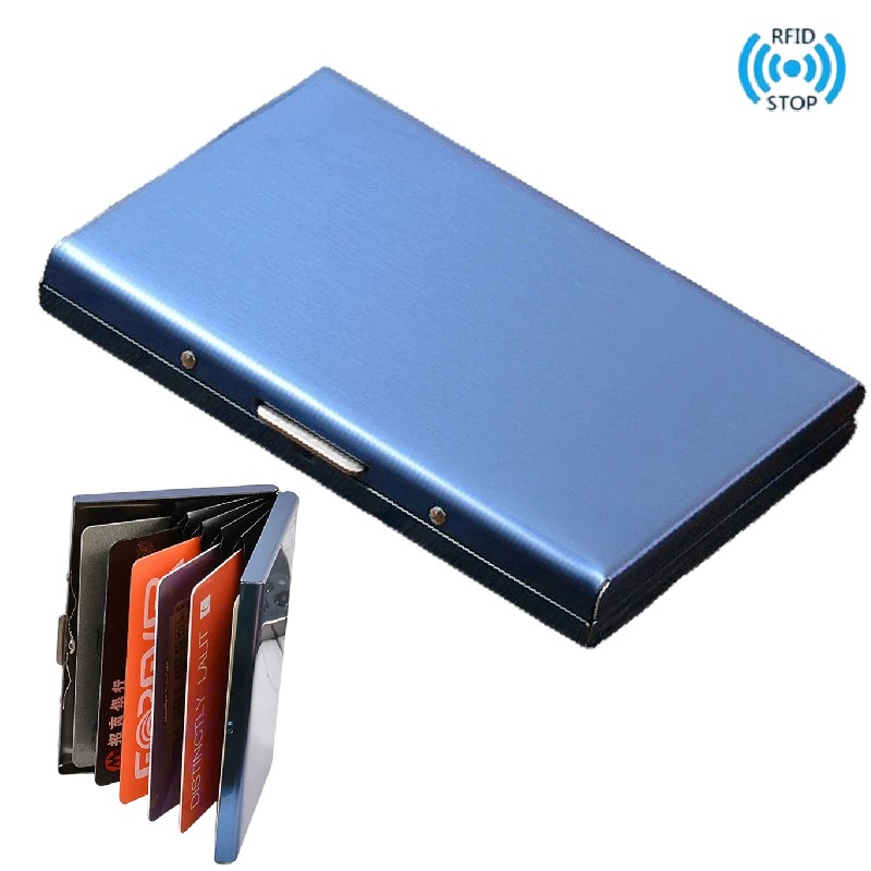 Card Case Minimalist - Картхолдер RFID из алюминия, металлический, для