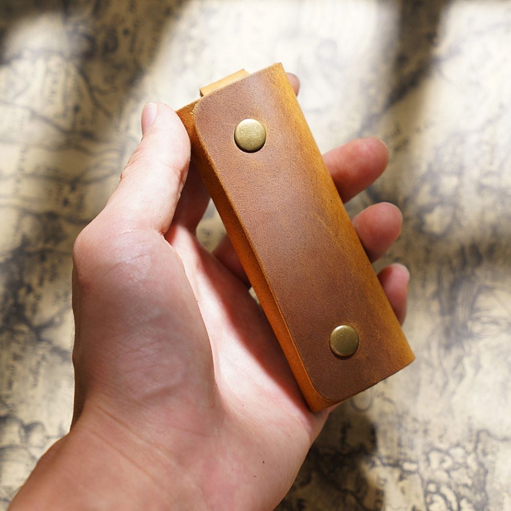 Men'S Minimalist Accessories - Мини-сумка для ключей из натуральной кожи,