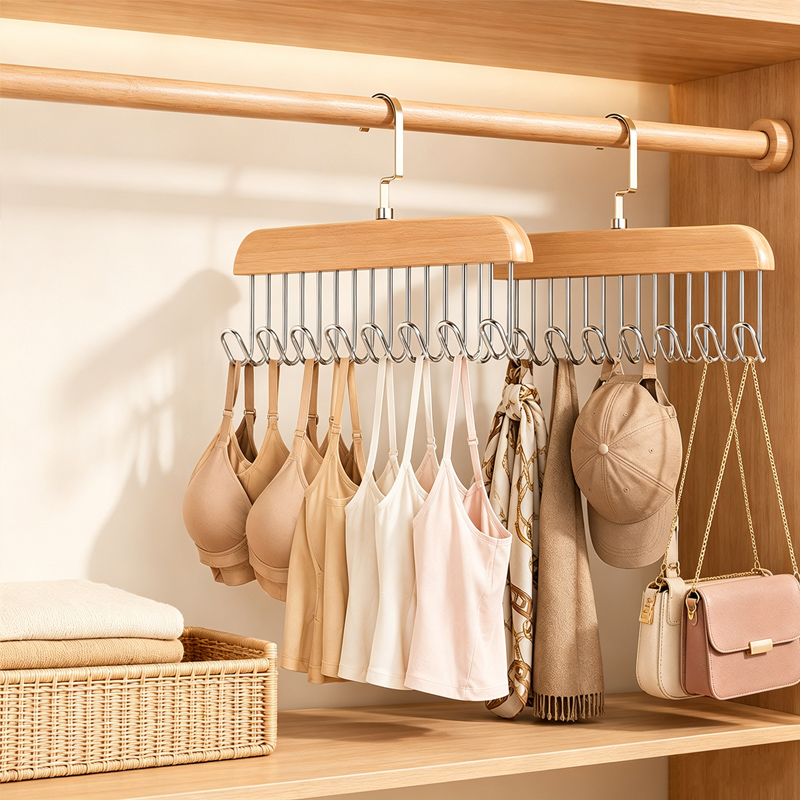 Men'S Accessories Organizer For Wardrobe - Деревянные вешалки для галстуков вешалка для