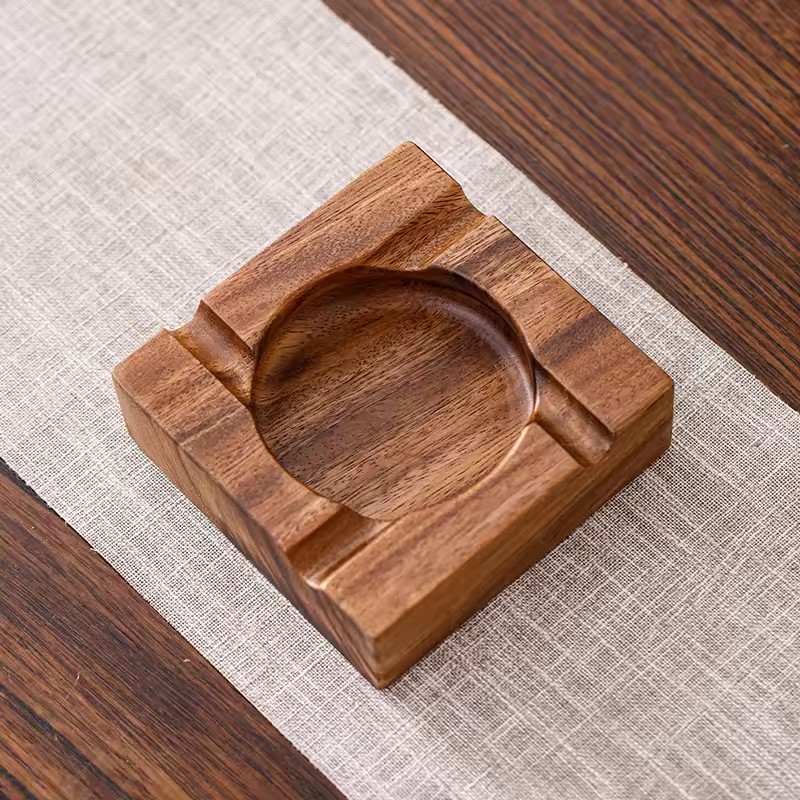 Men'S Accessories Tray - 1 шт. Персонализированная винтажная деревянная пепельница