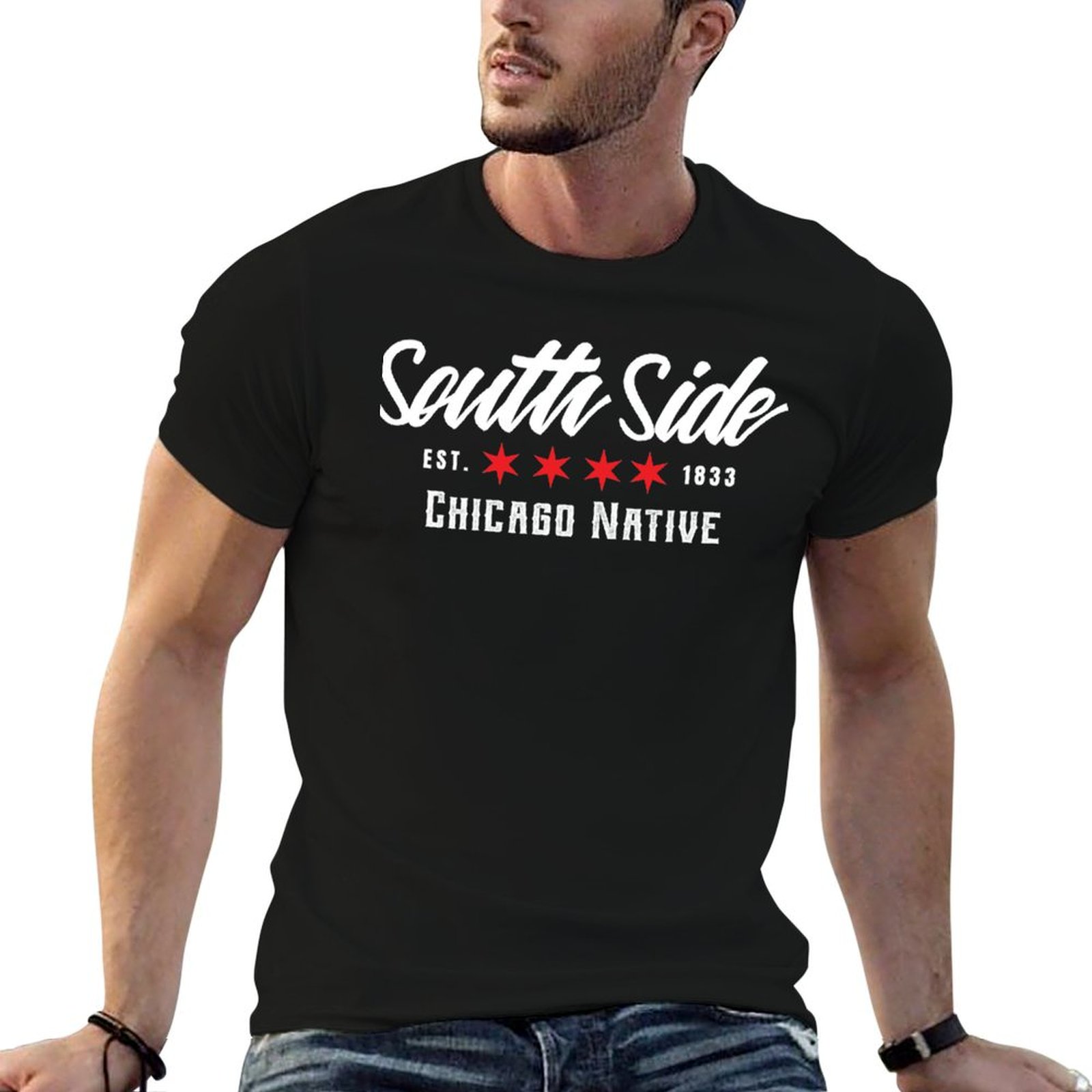 Men'S Accessories Essentials - Футболка South Side Chicago NativeApparel &