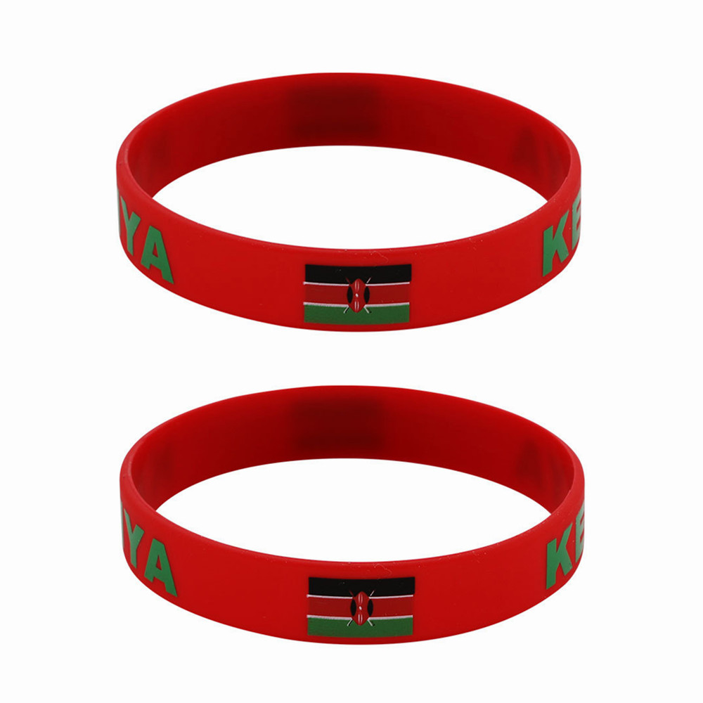Men Accessories Kenya - 2 шт., силиконовые браслеты из Кении