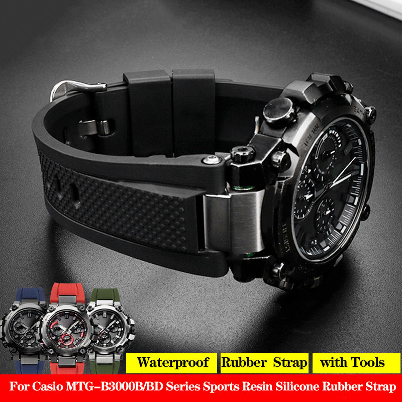 Men Accessories Bd - Спортивный резиновый силиконовый ремешок для Casio