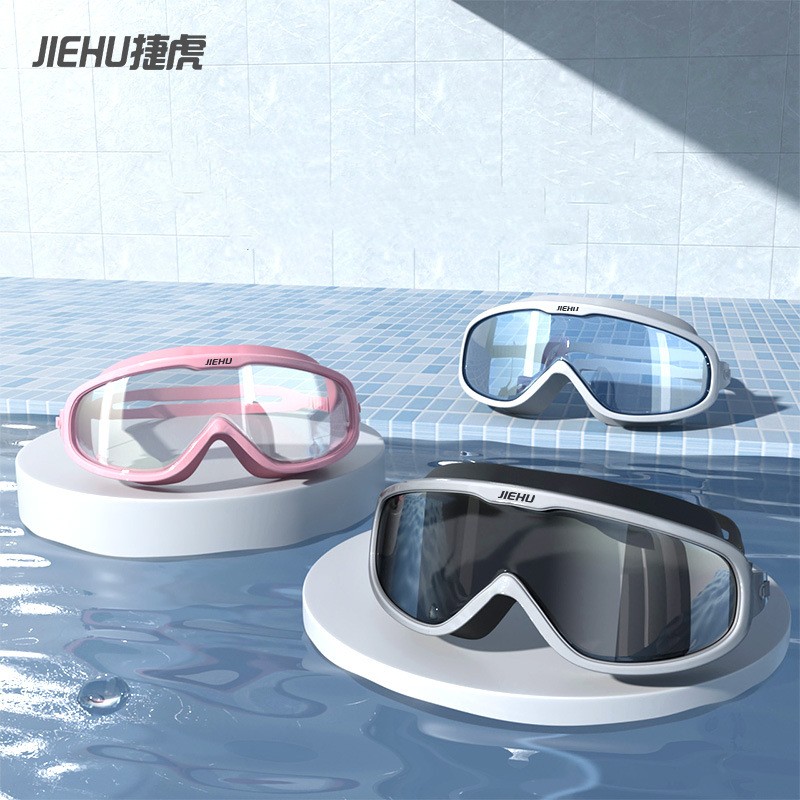 Men Accessories For Beach - Профессиональные Водонепроницаемые силиконовые очки для плавания