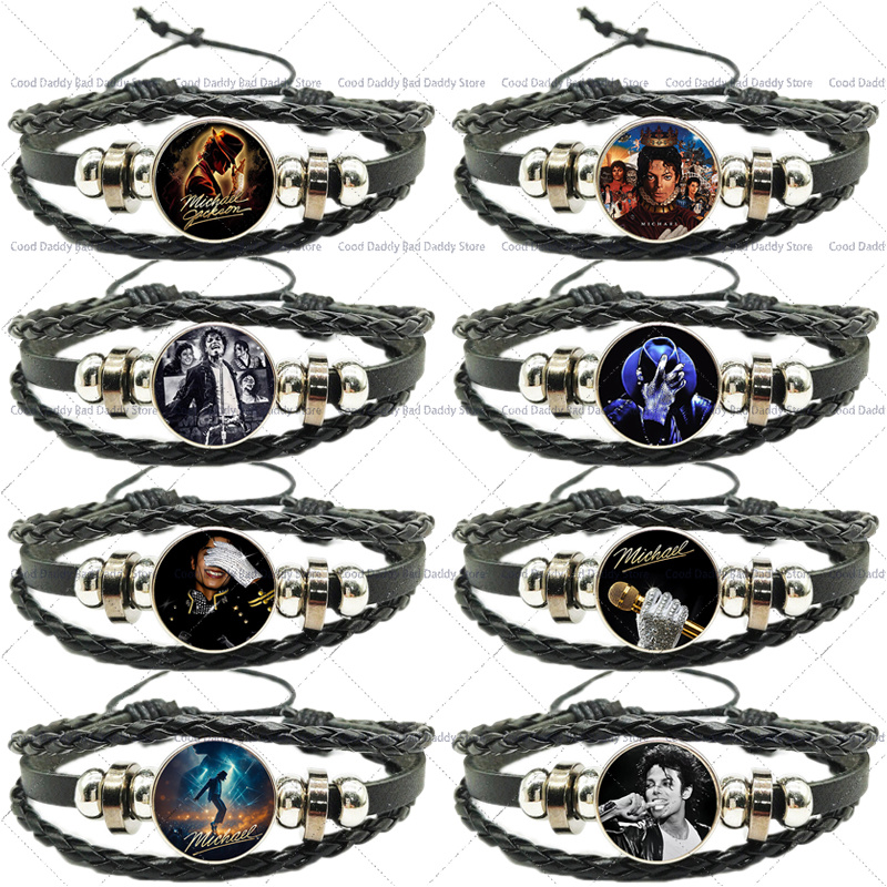 Men Accessories Jewelry - Плетеный браслет Майкл Джексон для мужчин