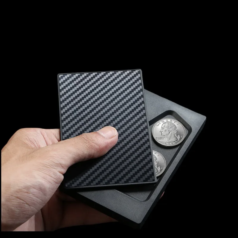 Card Case Minimalist - Кредитная копилка для монет для мужчин,