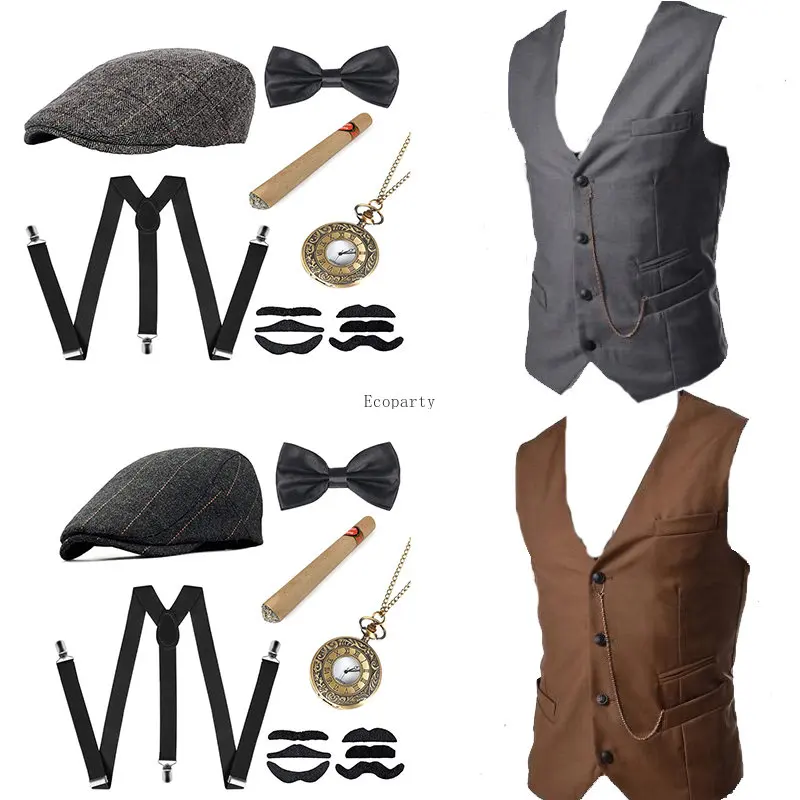 Men'S Accessories In The 1920S - Мужской костюм гангстера и набор аксессуаров: