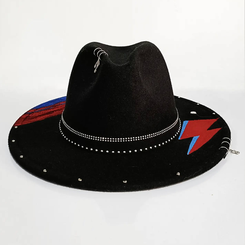 Men Accessories Shop - Сшитая вручную шляпа-федора, джазовая шляпа для