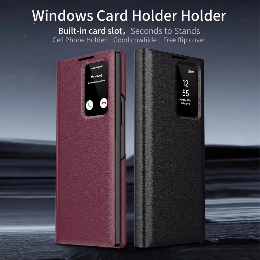 Card Case Minimalist - Минималистичный кожаный чехол-держатель для карт-кошелька для