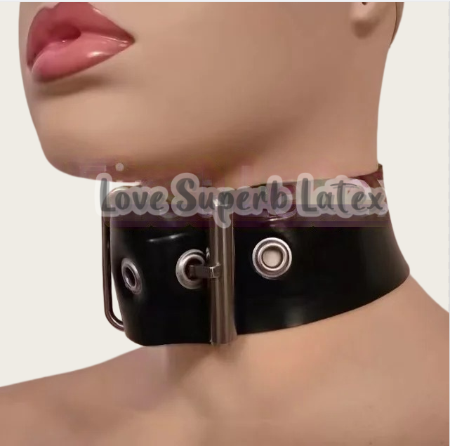 Men Accessories Neck Chain - Латексный чокер 0,4 мм, сексуальный, резиновый,