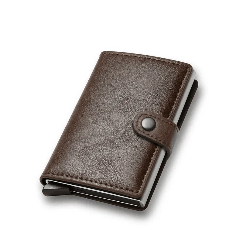 Card Case Minimalist - Анти-Rfid-держатель для банковских кредитных карт, мужские