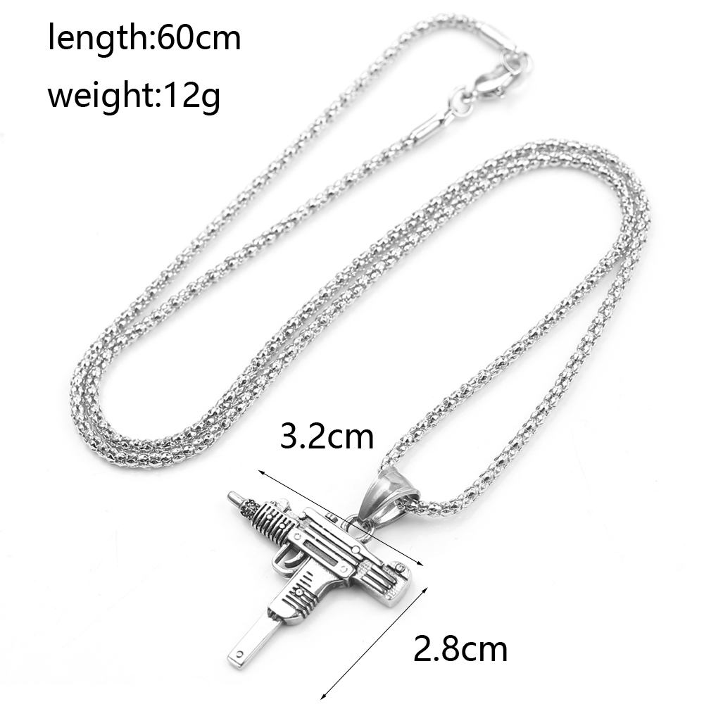 Кулон-подвеска в виде пистолет – обзор и цена Men Accessories Jewelry