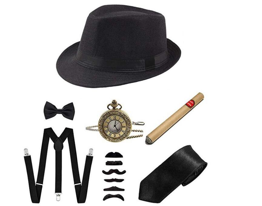 1920S Хэллоуин 20S Косплей иск – обзор и цена Men'S Accessories In The 1920S