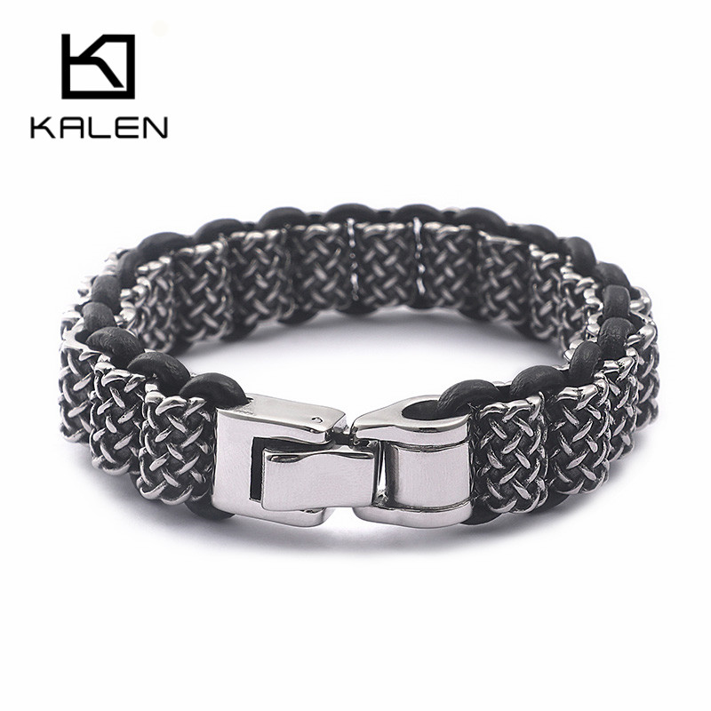 Мужской кожаный браслет KALEN, – обзор и цена Men Accessories Bd