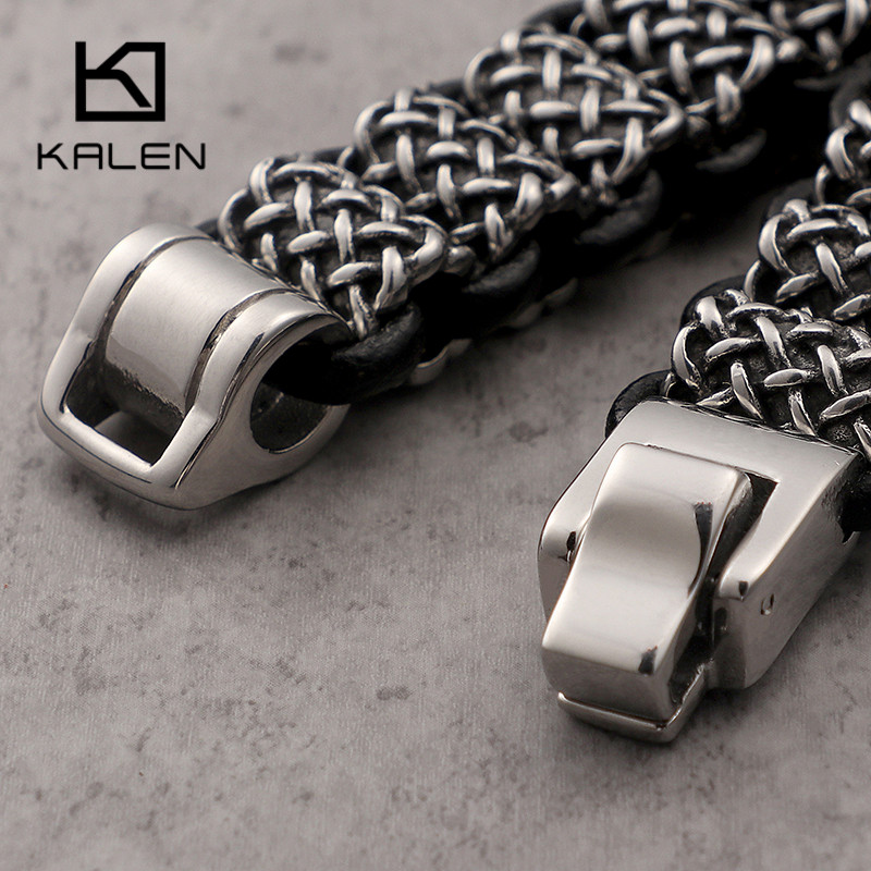 Мужской кожаный браслет KALEN, – обзор и цена Men Accessories Bd
