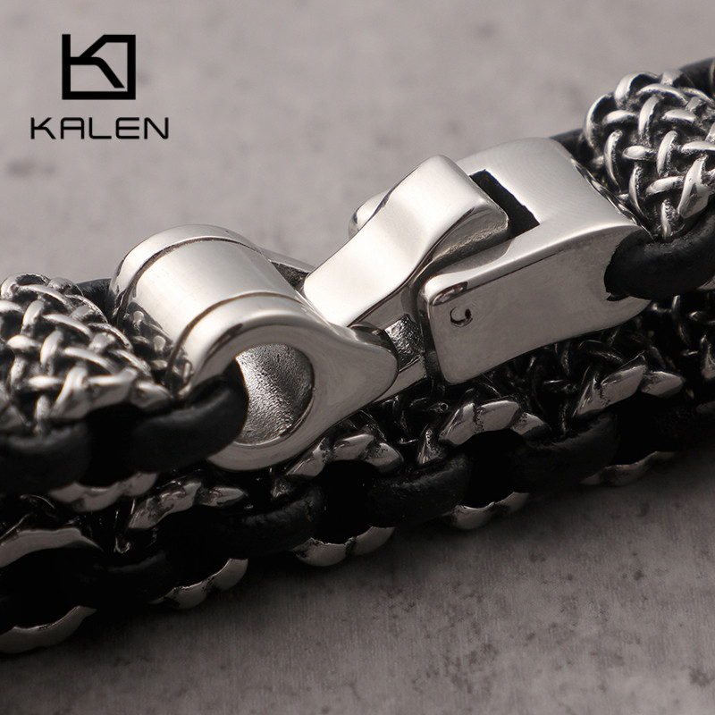 Мужской кожаный браслет KALEN, – обзор и цена Men Accessories Bd
