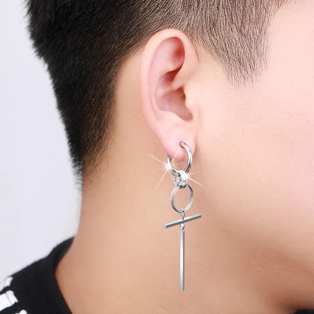 1/2 пары подвесных серег-капел – обзор и цена Men'S Minimalist Accessories