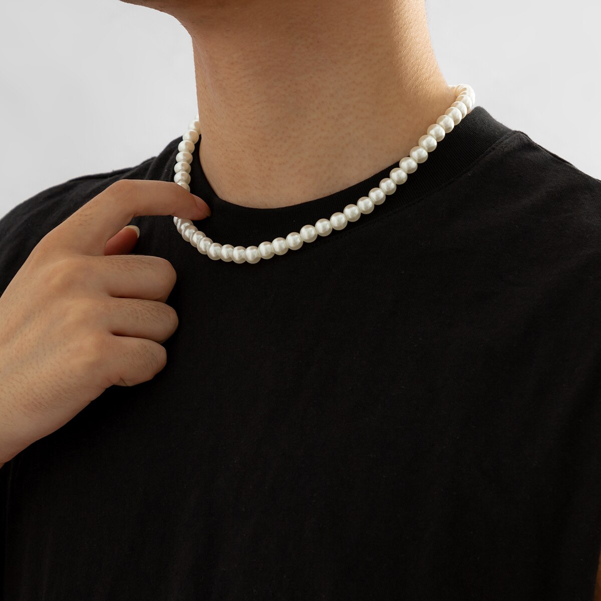 Простое короткое ожерелье-чоке – обзор и цена Men Accessories Neck Chain