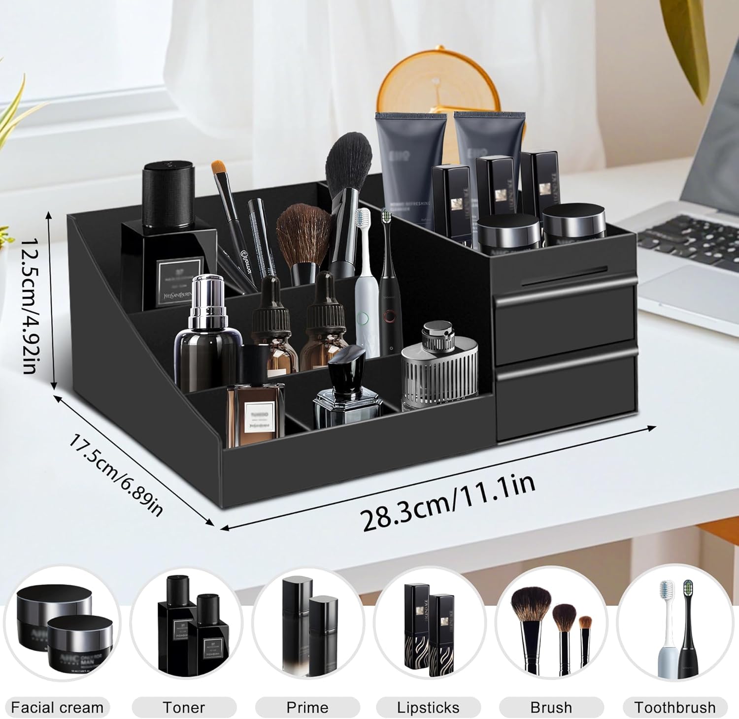 Винтажный органайзер для ванно – обзор и цена Men'S Accessories Tray