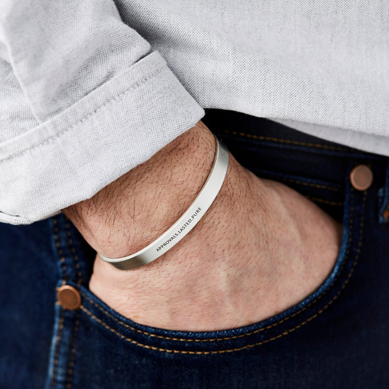 4 мм до 8 мм Бесплатная гравир – обзор и цена Men Accessories Wrist