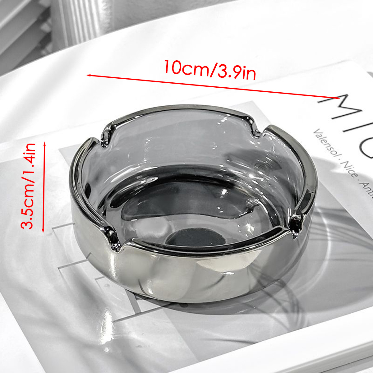 Прозрачная стеклянная пепельни – обзор и цена Men'S Accessories Tray