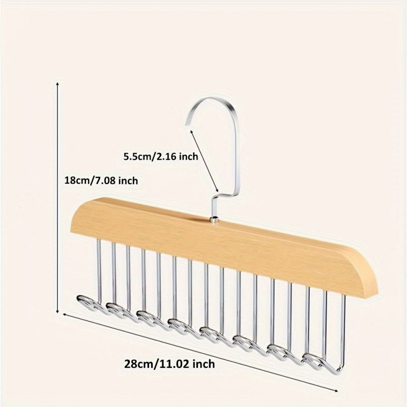 8-крючок, деревянная вешалка д – обзор и цена Men'S Accessories Organizer For Wardrobe
