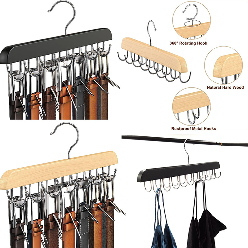 Деревянная вешалка для ремней, – обзор и цена Men'S Accessories Organizer For Wardrobe
