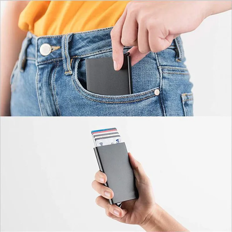 Стильный тонкий металлический  – обзор и цена Card Case Minimalist