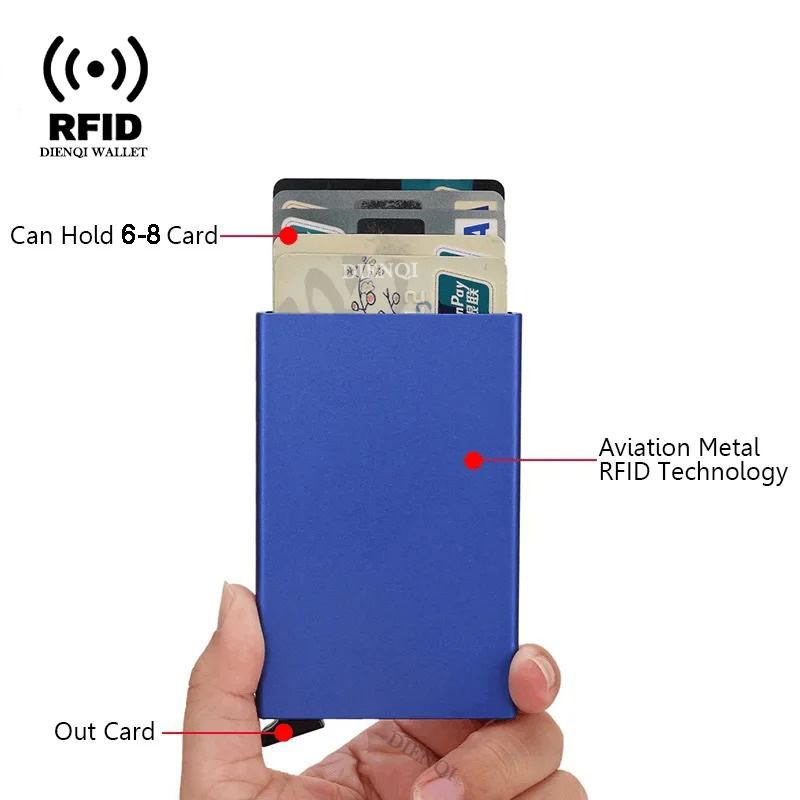 Стильный тонкий металлический  – обзор и цена Card Case Minimalist