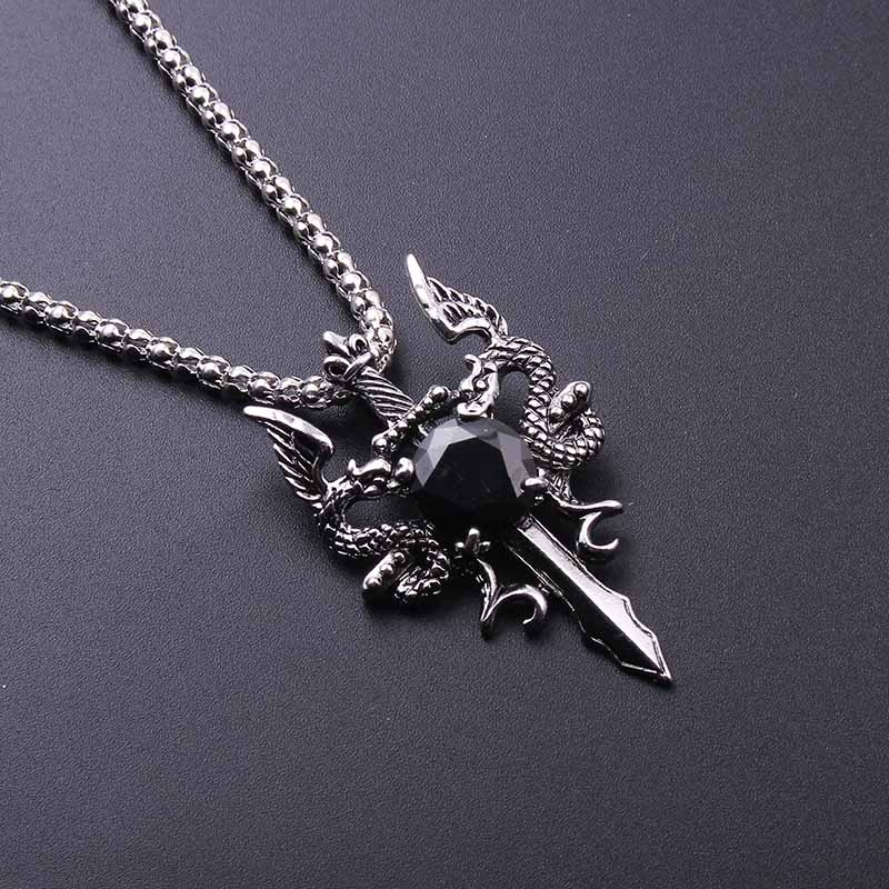 Ожерелье с крестом из черного  – обзор и цена Men Accessories Jewelry