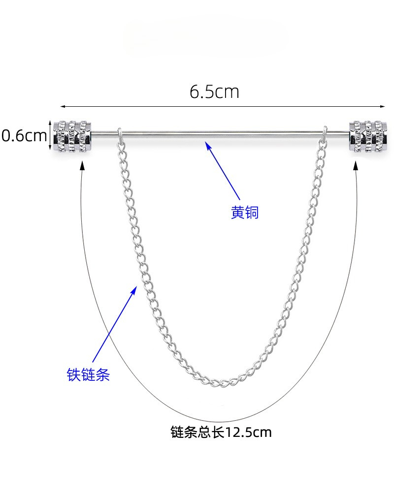Новая мужская брошь для рубашк – обзор и цена Men Accessories Jewelry